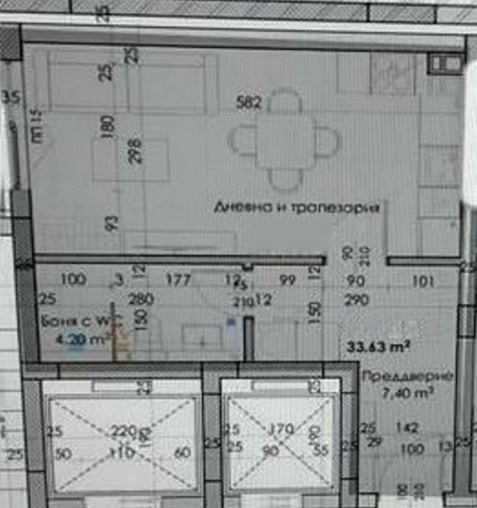 Описание за имот № 270877 Едностаен апартамент в нова сграда пред акт 14, р.Пловдив район Южен.