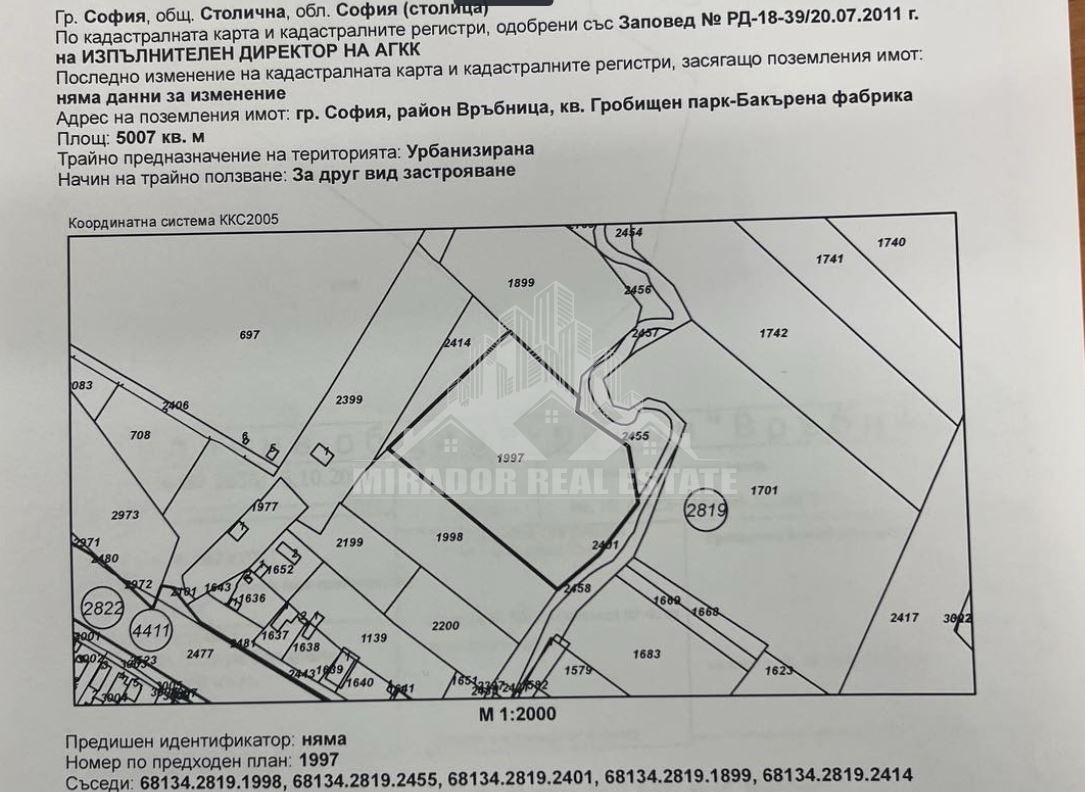 Парцел в София, Връбница 1 за 300 420, Евро