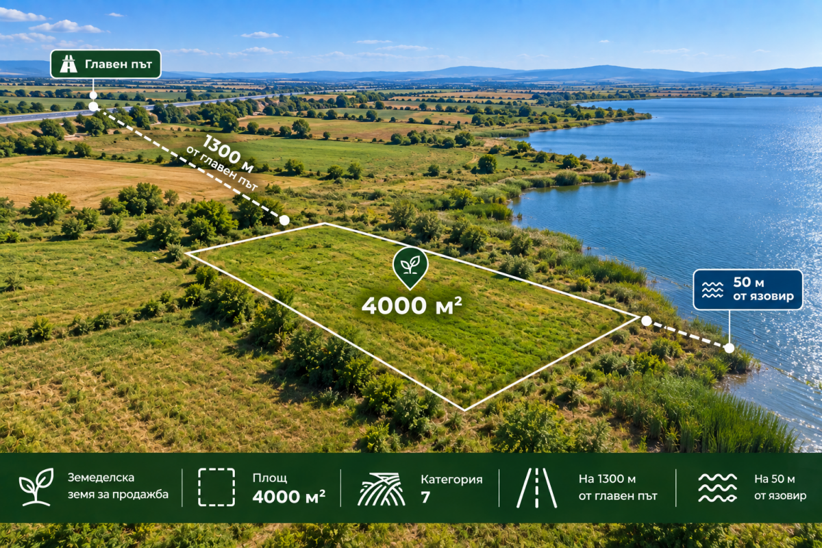 Земеделска земя в с. Твърдица, м. Клюнчето