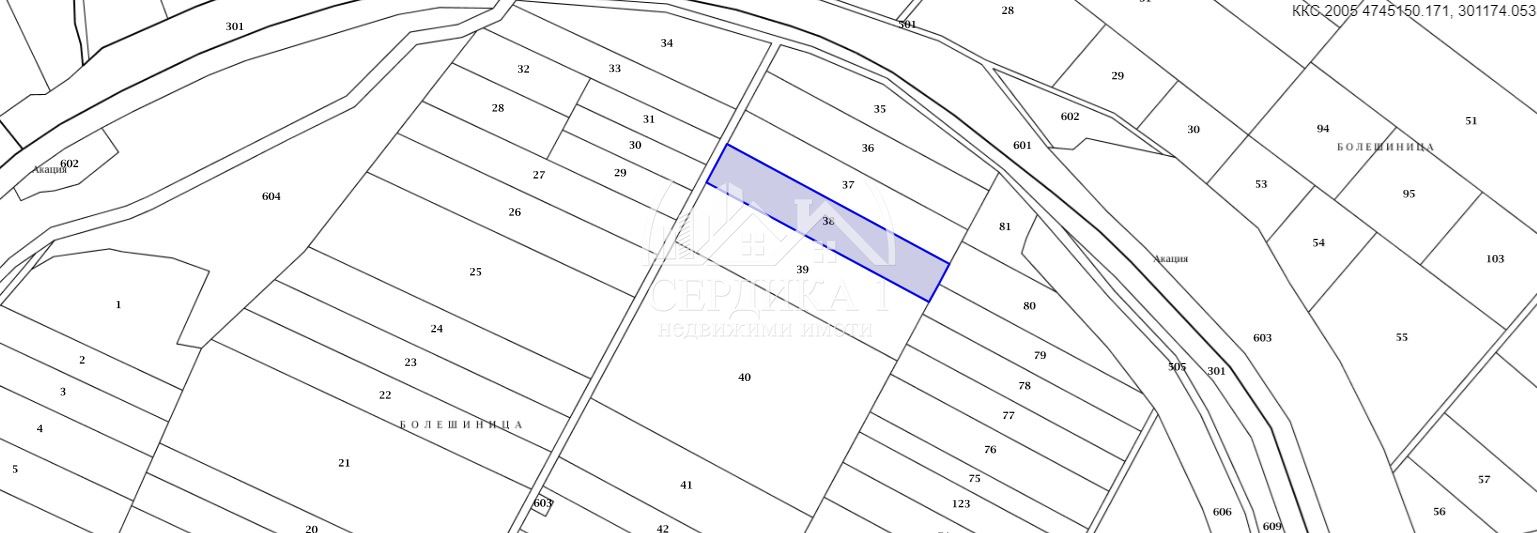 Парцел в София, област, с.Храбърско за 272 930, Евро